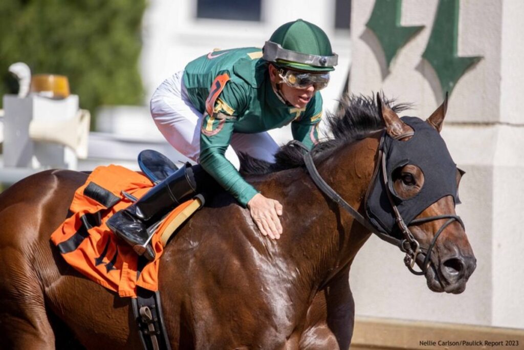 Bango, mated by BSW/Crow for client Tamaroak Stable, becomes the winningest horse in Churchill Downs history surpassing $1,600,000 in career earnings.
